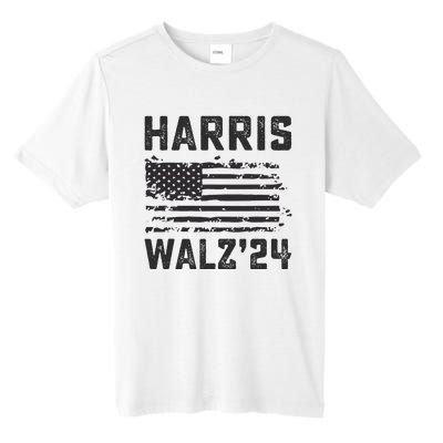 Harris Waltz 2024 Election Kamala Harris Tim Waltz 2024 Tall Fusion ChromaSoft Performance T-Shirt