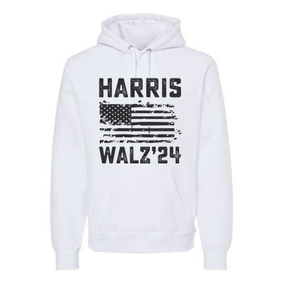 Harris Waltz 2024 Election Kamala Harris Tim Waltz 2024 Premium Hoodie