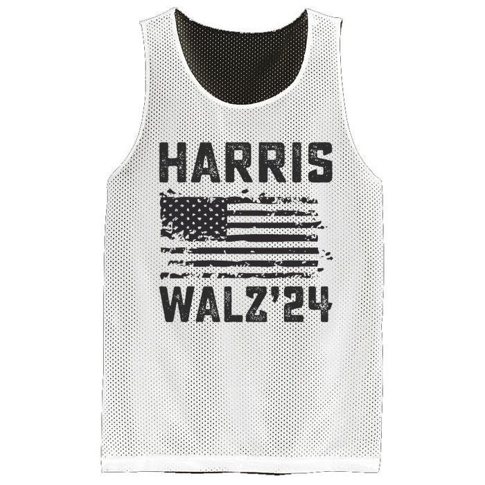 Harris Waltz 2024 Election Kamala Harris Tim Waltz 2024 Mesh Reversible Basketball Jersey Tank