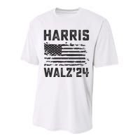 Harris Waltz 2024 Election Kamala Harris Tim Waltz 2024 Performance Sprint T-Shirt