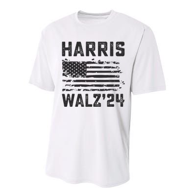 Harris Waltz 2024 Election Kamala Harris Tim Waltz 2024 Performance Sprint T-Shirt