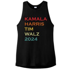 Harris Walz 2024 Harris For President Vote For Kamala Ladies PosiCharge Tri-Blend Wicking Tank