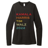 Harris Walz 2024 Harris For President Vote For Kamala Womens CVC Long Sleeve Shirt