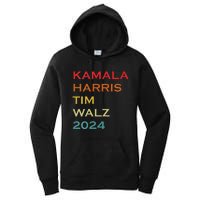 Harris Walz 2024 Harris For President Vote For Kamala Women's Pullover Hoodie