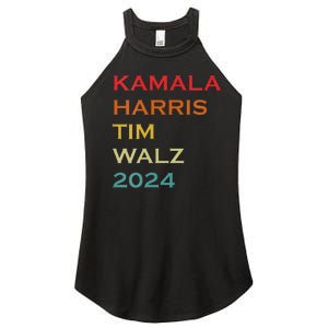 Harris Walz 2024 Harris For President Vote For Kamala Women's Perfect Tri Rocker Tank