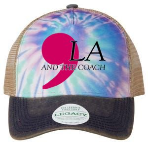 Harris Walz 2024 Comma La And The Coach Legacy Tie Dye Trucker Hat