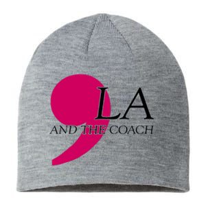 Harris Walz 2024 Comma La And The Coach Sustainable Beanie