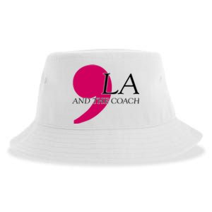 Harris Walz 2024 Comma La And The Coach Sustainable Bucket Hat