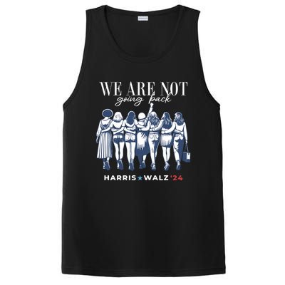 Harris Waltz 2024 Tim Waltz 24 We Are Not Going Back Women PosiCharge Competitor Tank