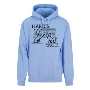 Harris Walz 2024 President American Flag Kamala Harris Waltz Unisex Surf Hoodie