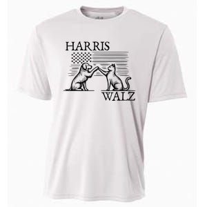 Harris Walz 2024 President American Flag Kamala Harris Waltz Cooling Performance Crew T-Shirt