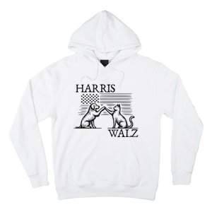 Harris Walz 2024 President American Flag Kamala Harris Waltz Hoodie