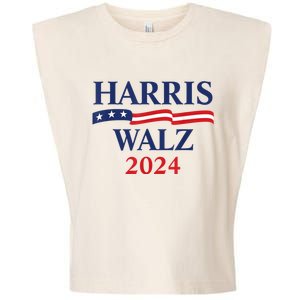 Harris Waltz 2024 Election Kamala Harris Tim Waltz 2024 Garment-Dyed Women's Muscle Tee