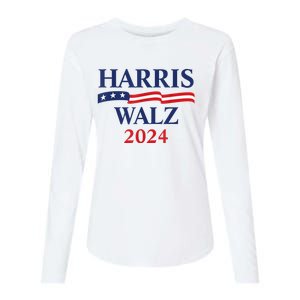 Harris Waltz 2024 Election Kamala Harris Tim Waltz 2024 Womens Cotton Relaxed Long Sleeve T-Shirt