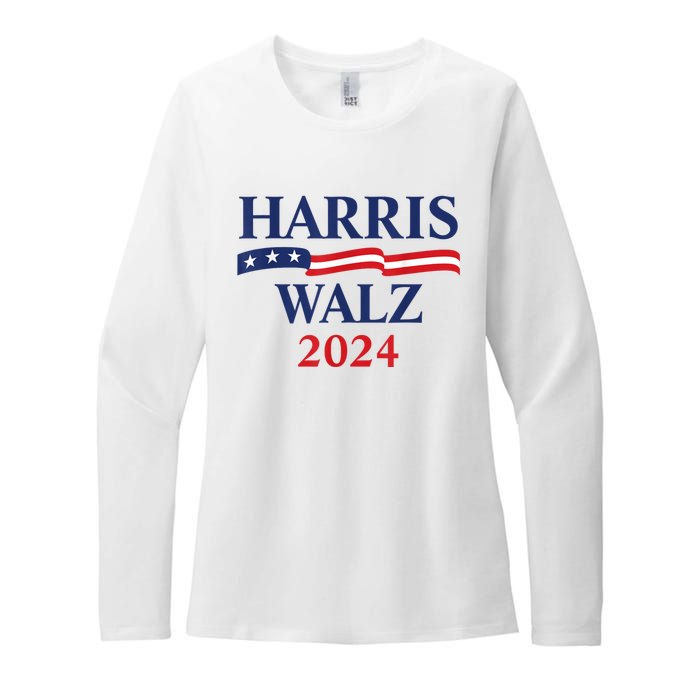 Harris Waltz 2024 Election Kamala Harris Tim Waltz 2024 Womens CVC Long Sleeve Shirt