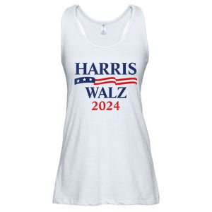 Harris Waltz 2024 Election Kamala Harris Tim Waltz 2024 Ladies Essential Flowy Tank