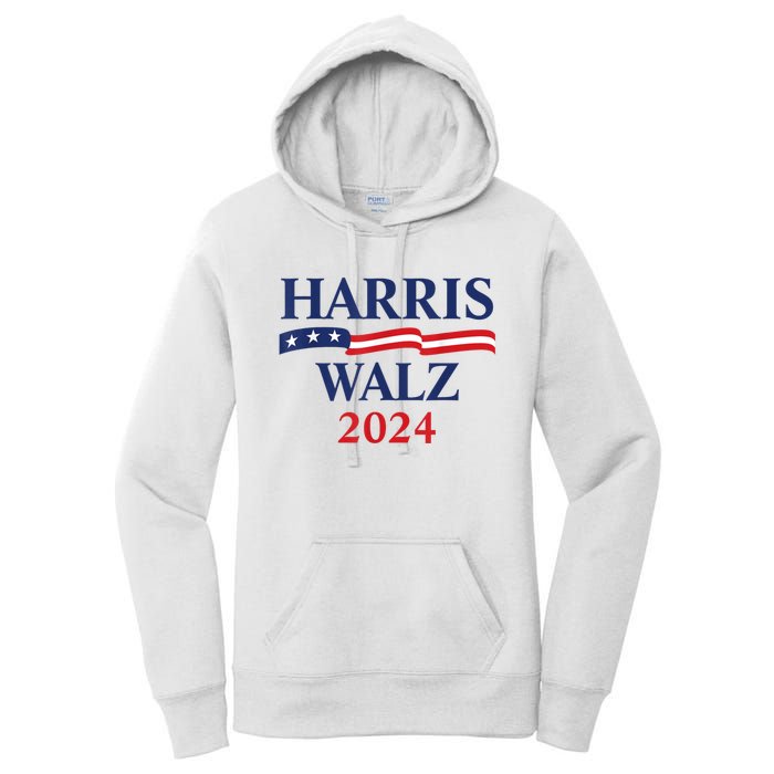 Harris Waltz 2024 Election Kamala Harris Tim Waltz 2024 Women's Pullover Hoodie