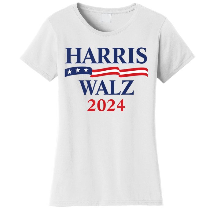 Harris Waltz 2024 Election Kamala Harris Tim Waltz 2024 Women's T-Shirt