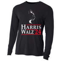 Harris Waltz 2024 Election Kamala Harris Tim Waltz 2024 Cooling Performance Long Sleeve Crew