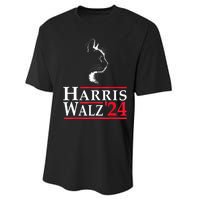 Harris Waltz 2024 Election Kamala Harris Tim Waltz 2024 Performance Sprint T-Shirt