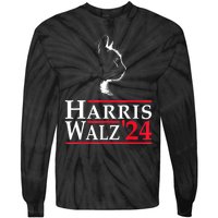 Harris Waltz 2024 Election Kamala Harris Tim Waltz 2024 Tie-Dye Long Sleeve Shirt