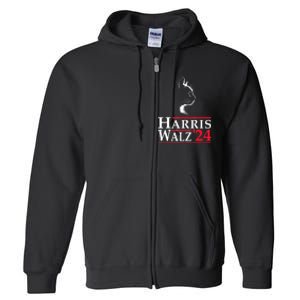 Harris Waltz 2024 Election Kamala Harris Tim Waltz 2024 Full Zip Hoodie