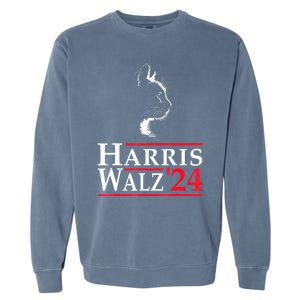 Harris Waltz 2024 Election Kamala Harris Tim Waltz 2024 Garment-Dyed Sweatshirt