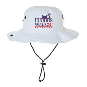 Harris Waltz 2024 Kamala Tim Cat Election Design Legacy Cool Fit Booney Bucket Hat