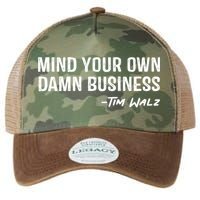 Harris Walz 2024 Mind Your Own Damn Business Legacy Tie Dye Trucker Hat