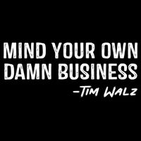Harris Walz 2024 Mind Your Own Damn Business Impact Tech Backpack