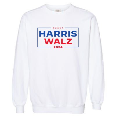 Harris Walz 2024 Vp Presidential Election Usa Waltz Garment-Dyed Sweatshirt