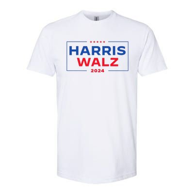 Harris Walz 2024 Vp Presidential Election Usa Waltz Softstyle® CVC T-Shirt