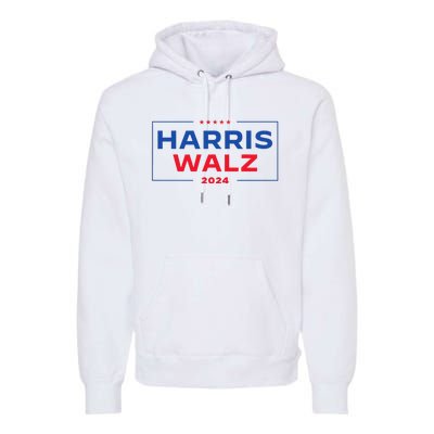 Harris Walz 2024 Vp Presidential Election Usa Waltz Premium Hoodie