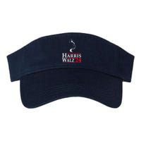 Harris Waltz 2024 Election Kamala Harris Tim Waltz 2024 Valucap Bio-Washed Visor