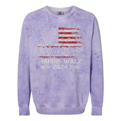 Harris Waltz 2024 Election Kamala Harris Tim Waltz 2024 Colorblast Crewneck Sweatshirt