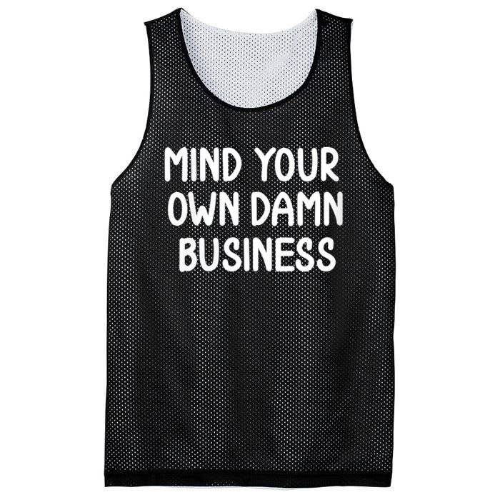 Harris Walz 2024 Mind Your Own Damn Business Mesh Reversible Basketball Jersey Tank