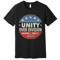 Harris Waltz 2024 Unity Over Division Premium T-Shirt