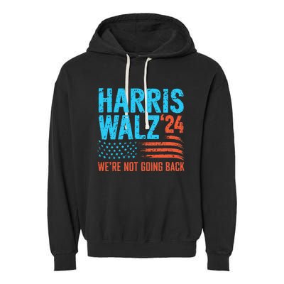 Harris Walz 2024 Election Kamala Harris Tim Waltz 2024 Garment-Dyed Fleece Hoodie