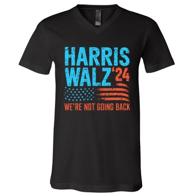 Harris Walz 2024 Election Kamala Harris Tim Waltz 2024 V-Neck T-Shirt