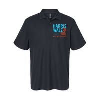 Harris Walz 2024 Election Kamala Harris Tim Waltz 2024 Softstyle Adult Sport Polo