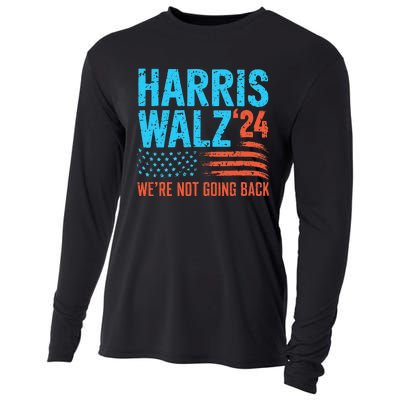 Harris Walz 2024 Election Kamala Harris Tim Waltz 2024 Cooling Performance Long Sleeve Crew