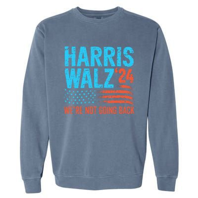 Harris Walz 2024 Election Kamala Harris Tim Waltz 2024 Garment-Dyed Sweatshirt