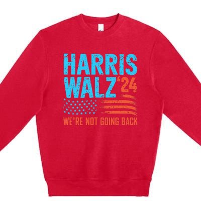 Harris Walz 2024 Election Kamala Harris Tim Waltz 2024 Premium Crewneck Sweatshirt