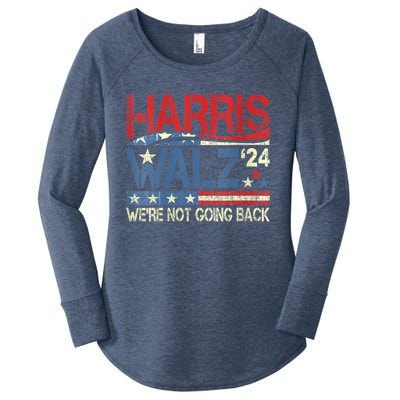 Harris Waltz 2024 Election Kamala Harris Tim Waltz 2024 Women's Perfect Tri Tunic Long Sleeve Shirt