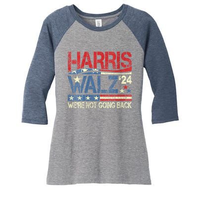 Harris Waltz 2024 Election Kamala Harris Tim Waltz 2024 Women's Tri-Blend 3/4-Sleeve Raglan Shirt