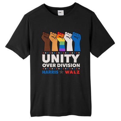 Harris Waltz 2024 Unity Over Division Tall Fusion ChromaSoft Performance T-Shirt