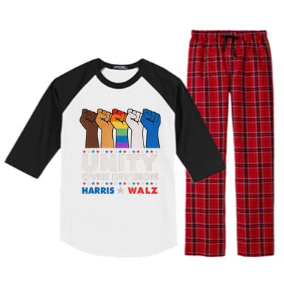 Harris Waltz 2024 Unity Over Division Raglan Sleeve Pajama Set