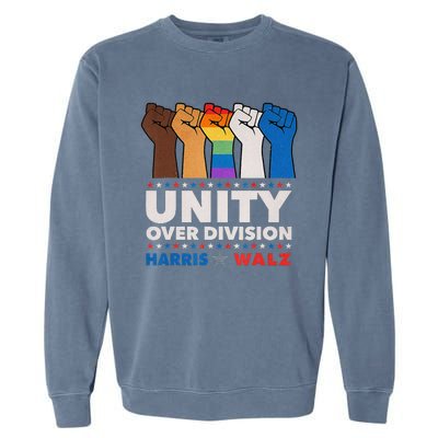 Harris Waltz 2024 Unity Over Division Garment-Dyed Sweatshirt