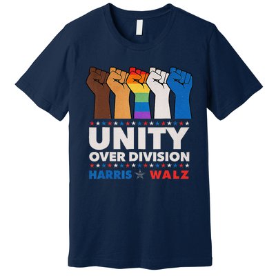 Harris Waltz 2024 Unity Over Division Premium T-Shirt