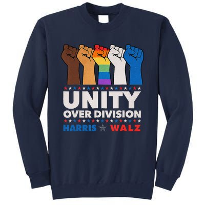 Harris Waltz 2024 Unity Over Division Tall Sweatshirt